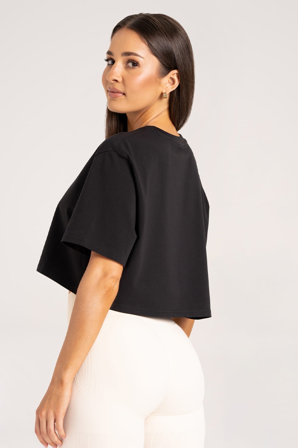 T-shirt boxy black