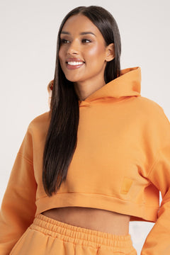 Mikina Crop Tangerine