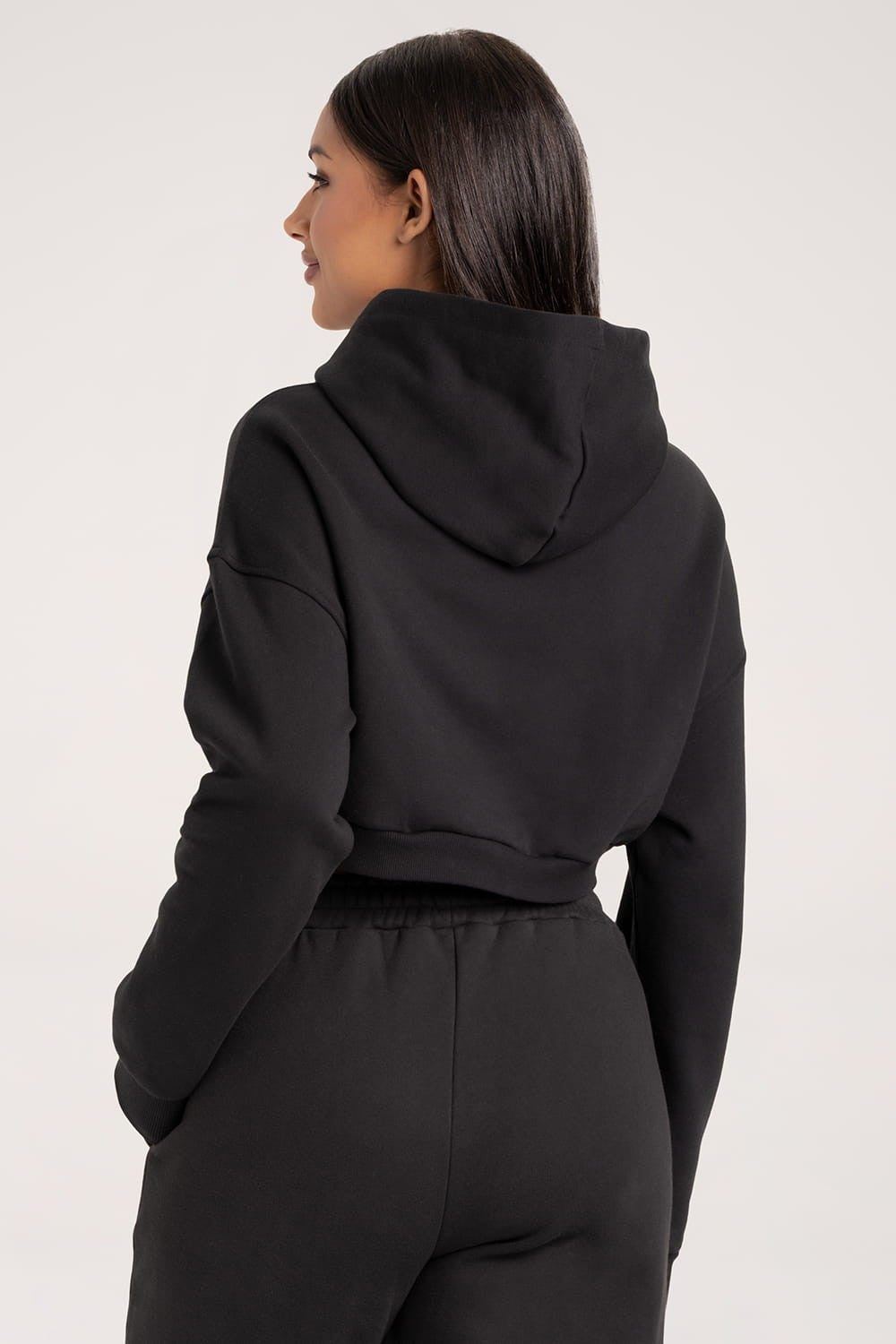 Bluza Crop black