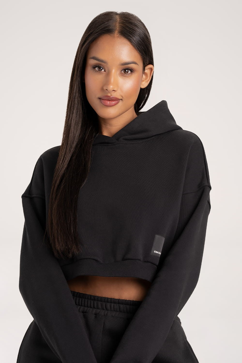 Bluza Crop black