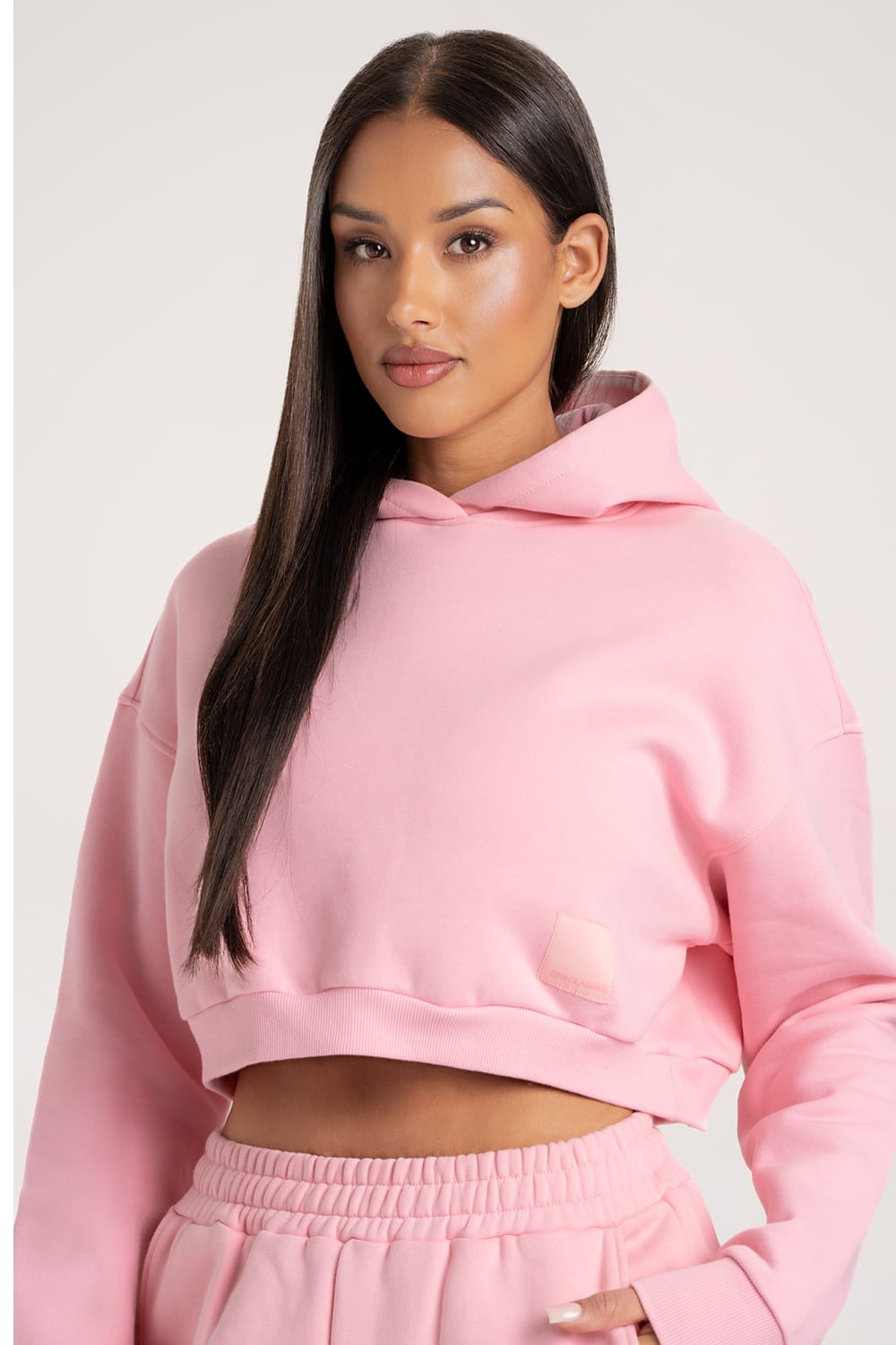Bluza Crop Bubble Gum
