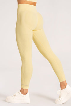 Legíny push up 2.0 butter yellow