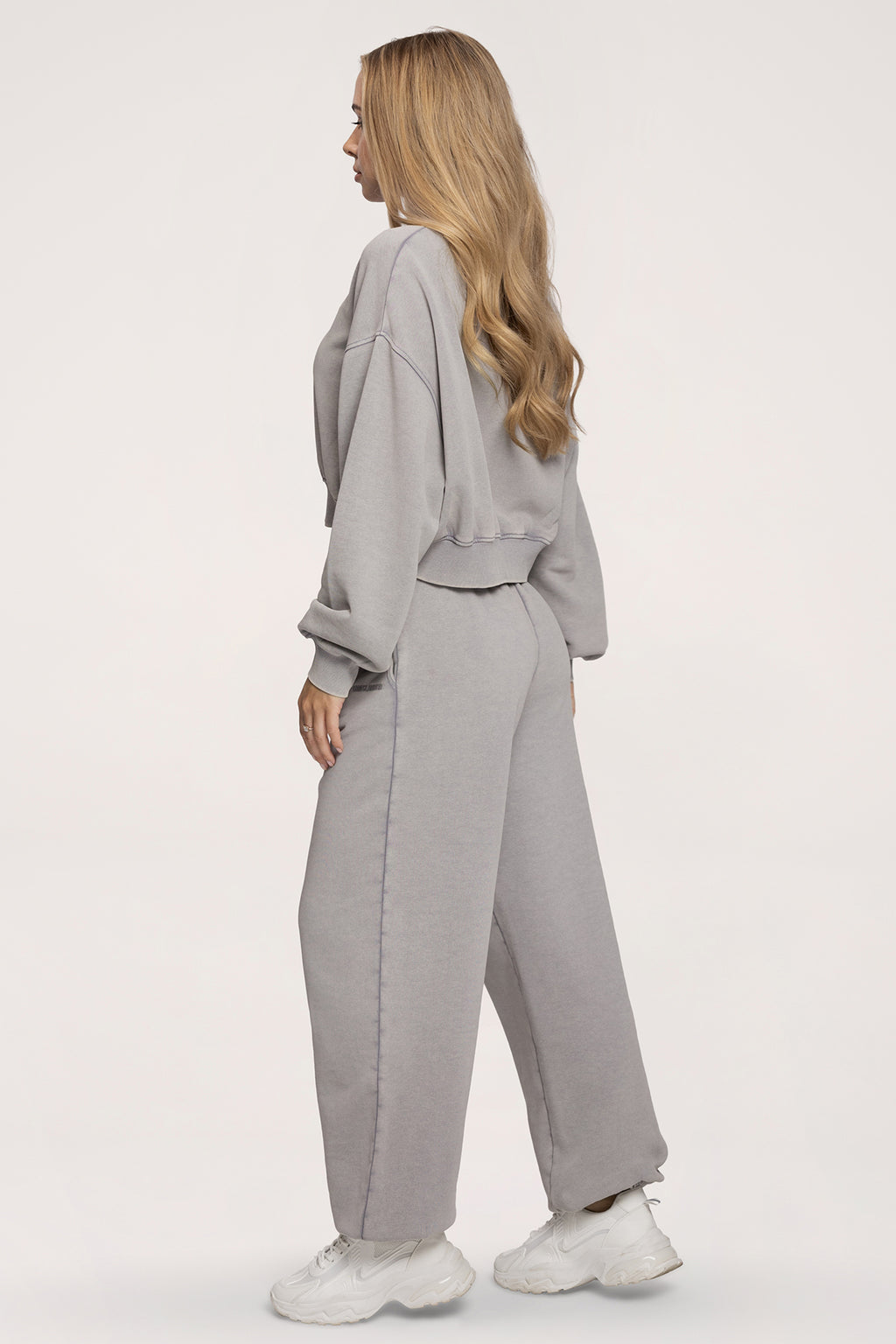 Tepláky so sťahovacou gumou Easy light grey