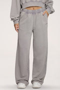 Tepláky s rovnou nohavicou Easy light grey