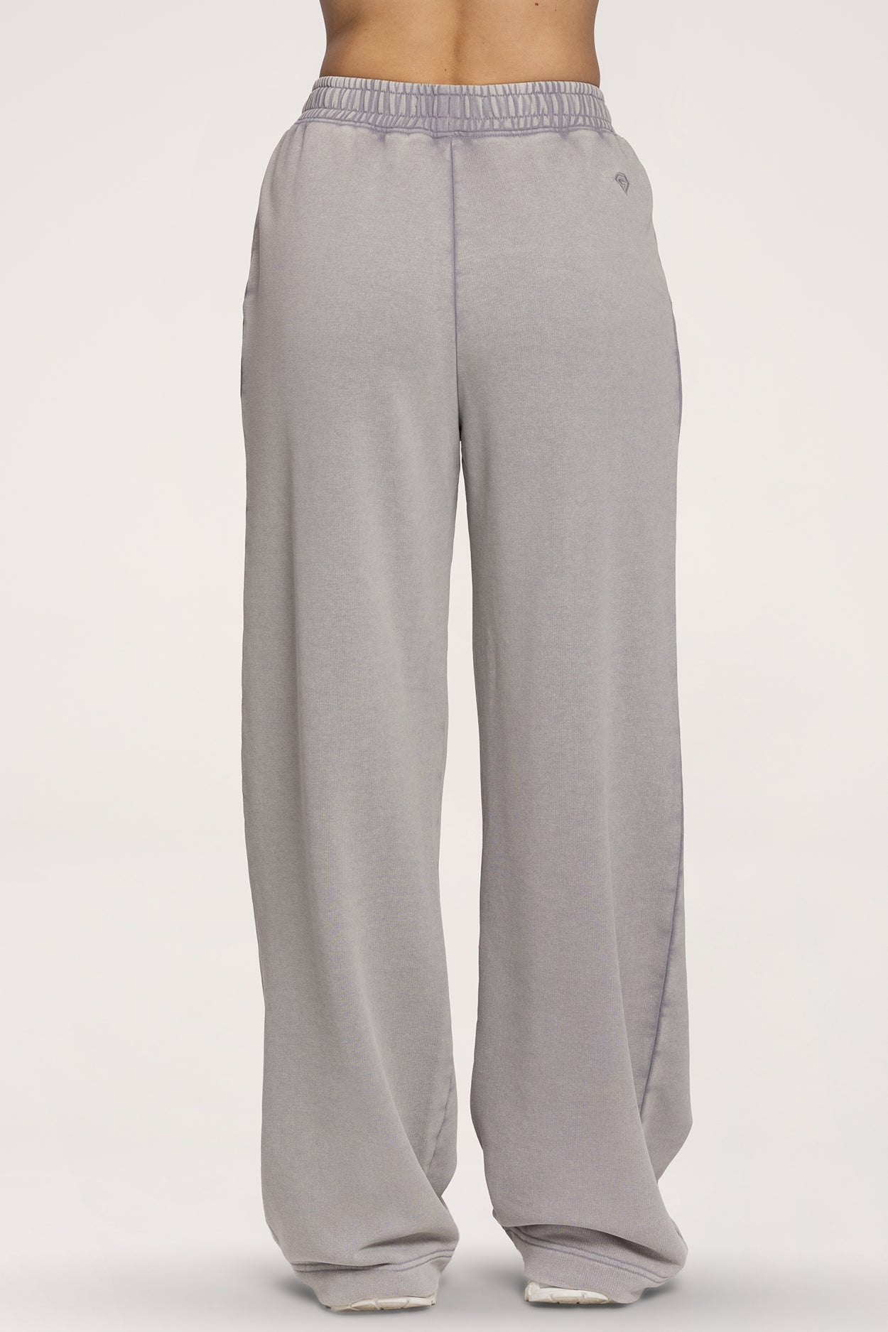 Tepláky s rovnou nohavicou Easy light grey