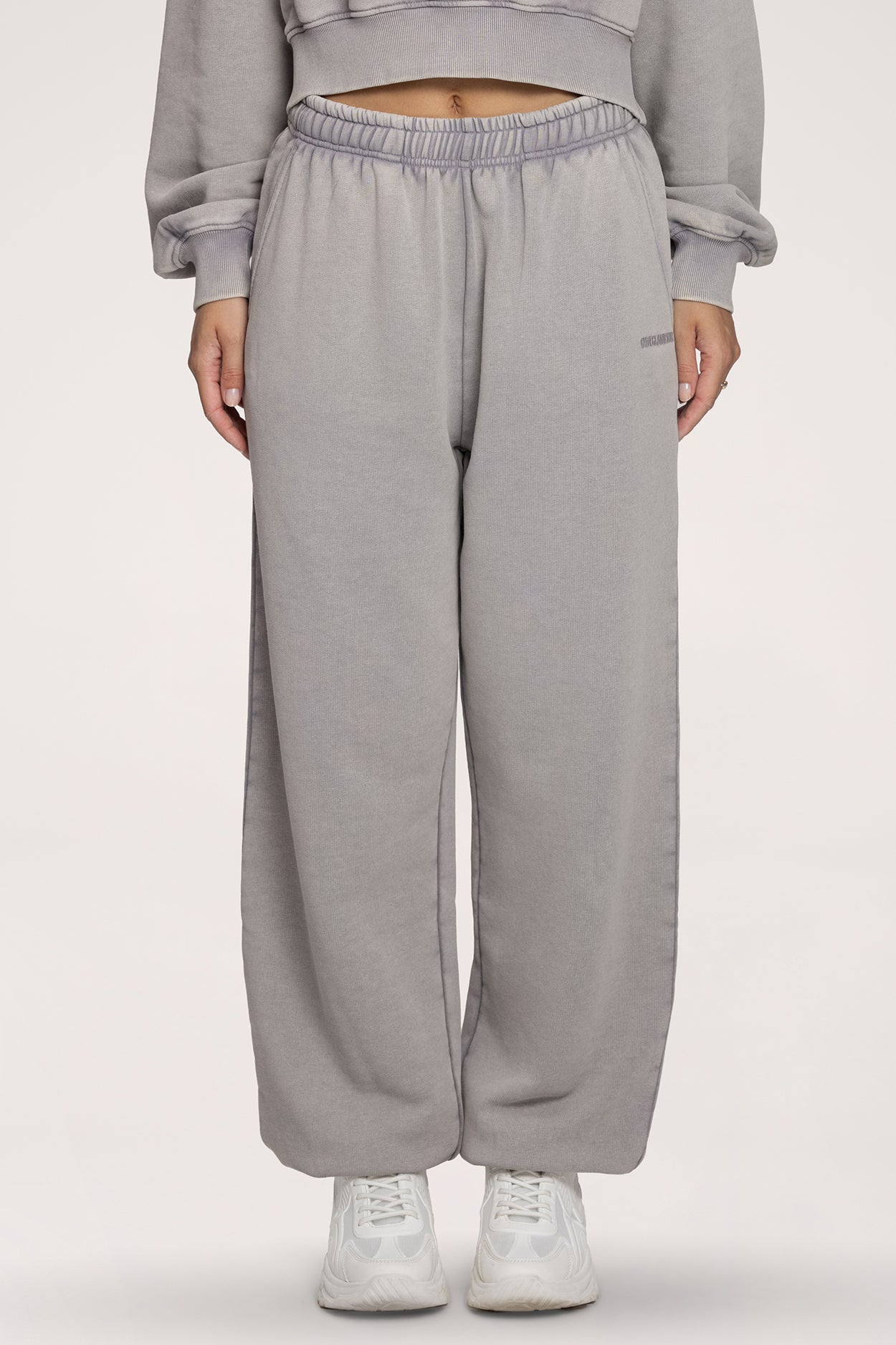 Tepláky so sťahovacou gumou Easy light grey