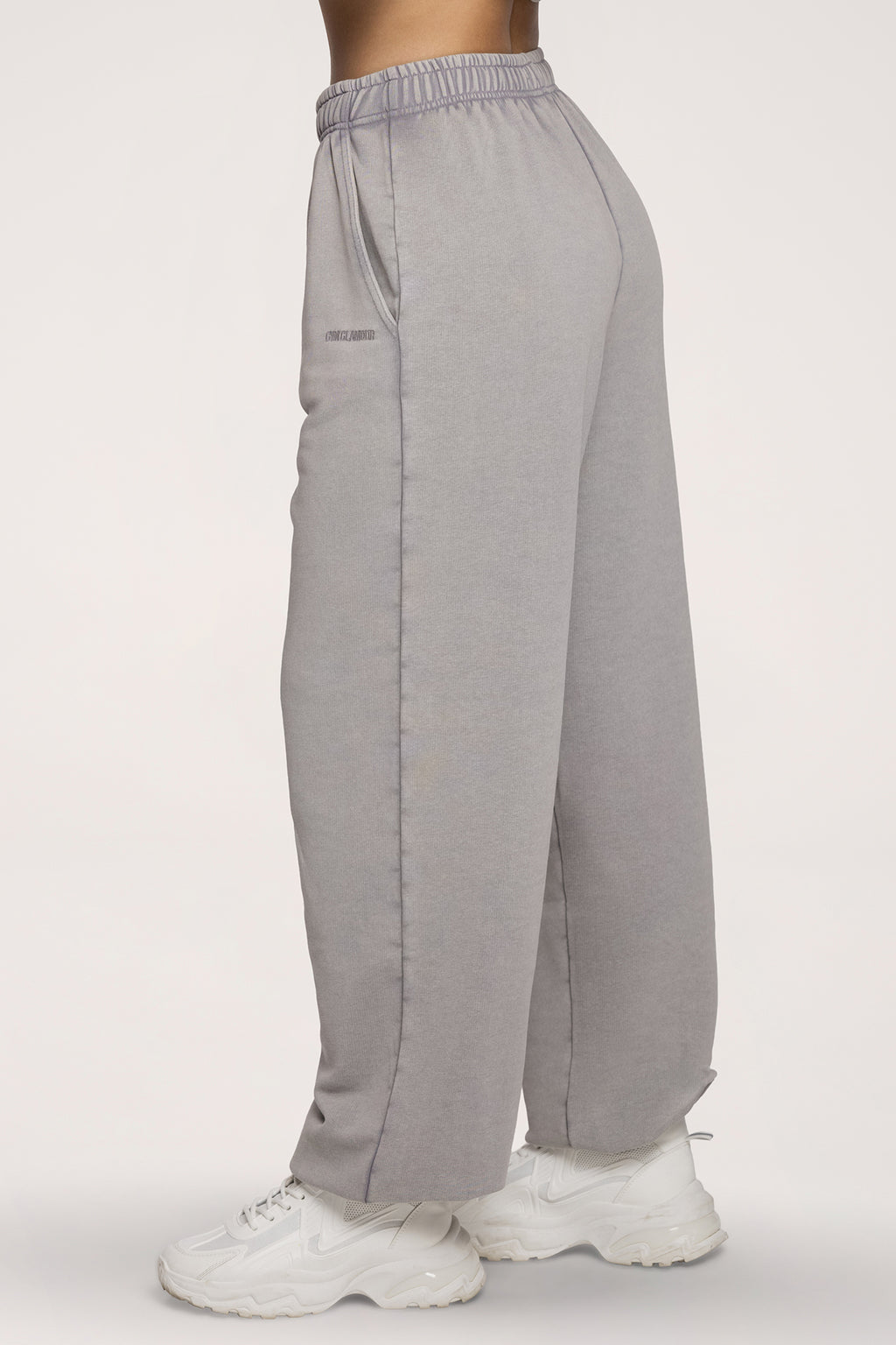 Tepláky so sťahovacou gumou Easy light grey