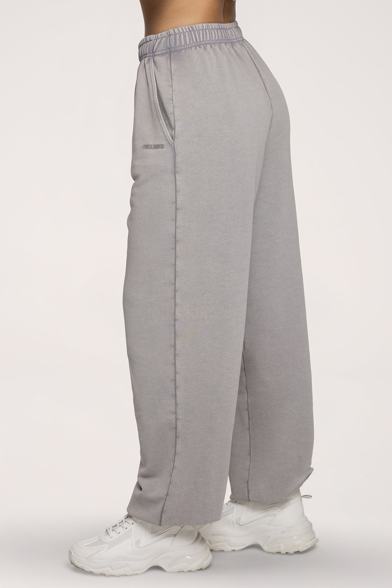 Tepláky so sťahovacou gumou Easy light grey