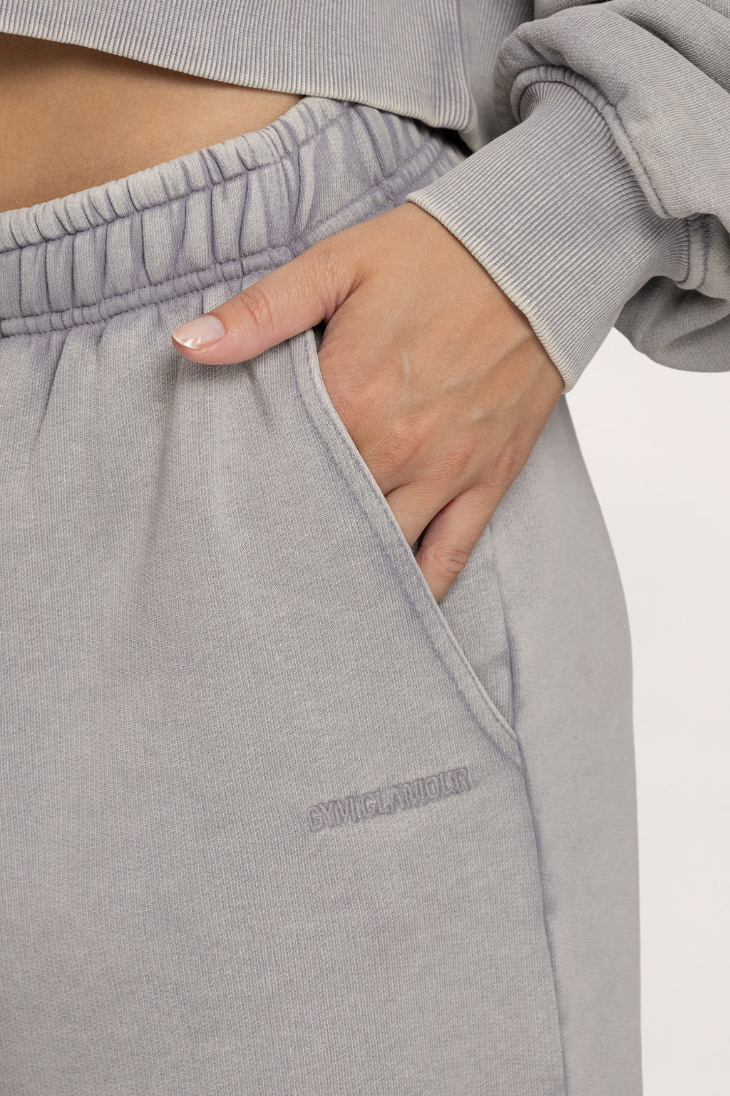 Tepláky so sťahovacou gumou Easy light grey