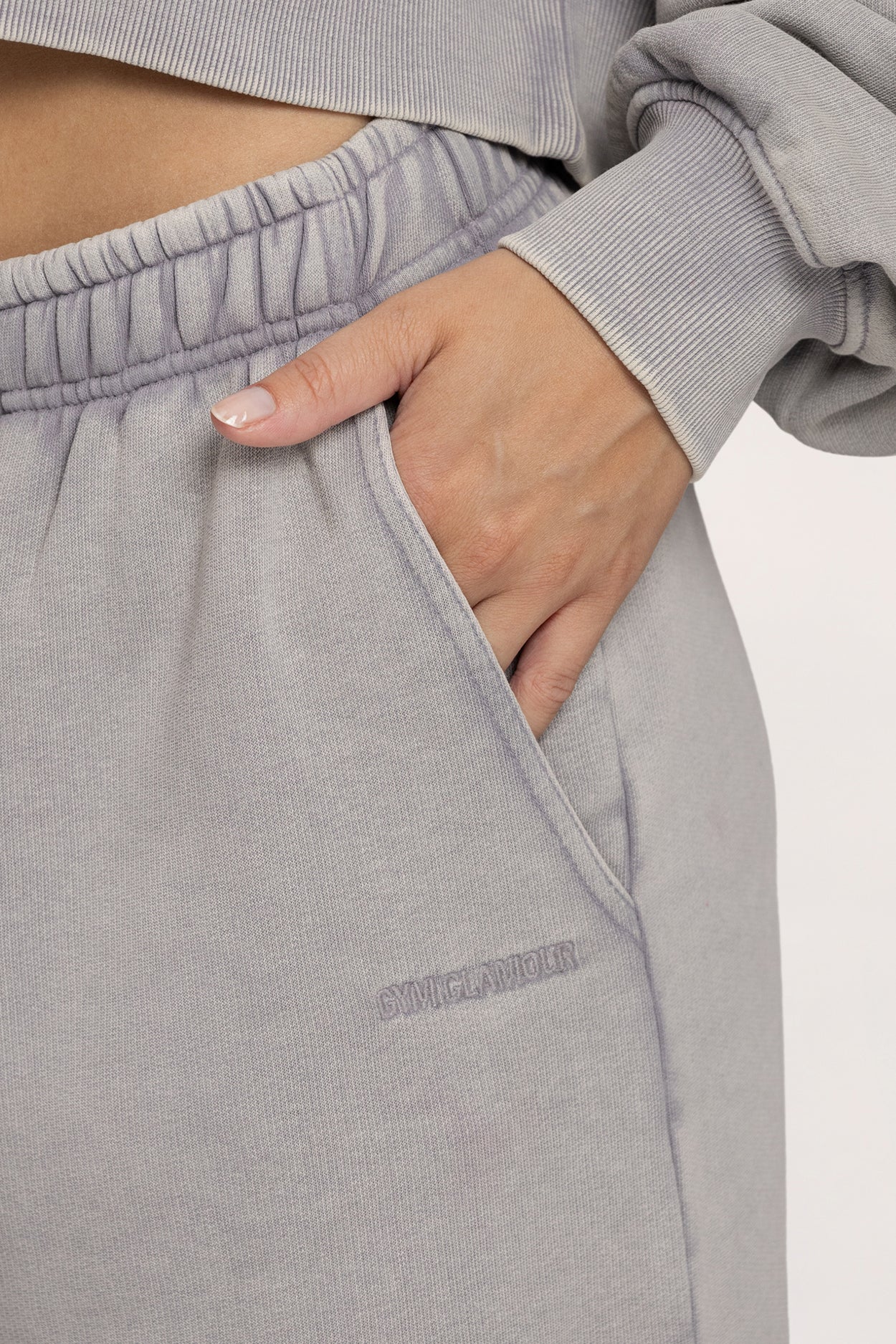 Tepláky so sťahovacou gumou Easy light grey