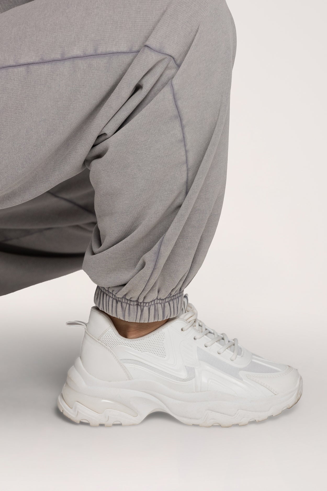 Tepláky so sťahovacou gumou Easy light grey