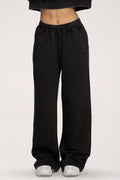 Tepláky s rovnou nohavicou Easy black