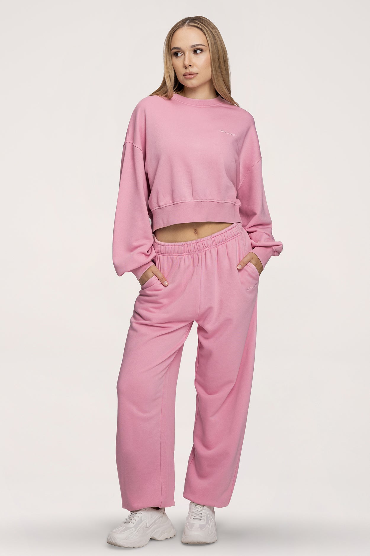 Tepláky so sťahovacou gumou Easy light pink