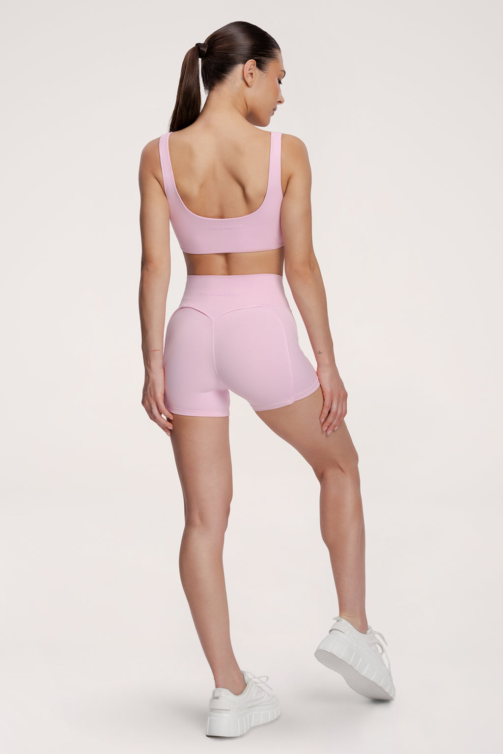 Šortky pilates era pink