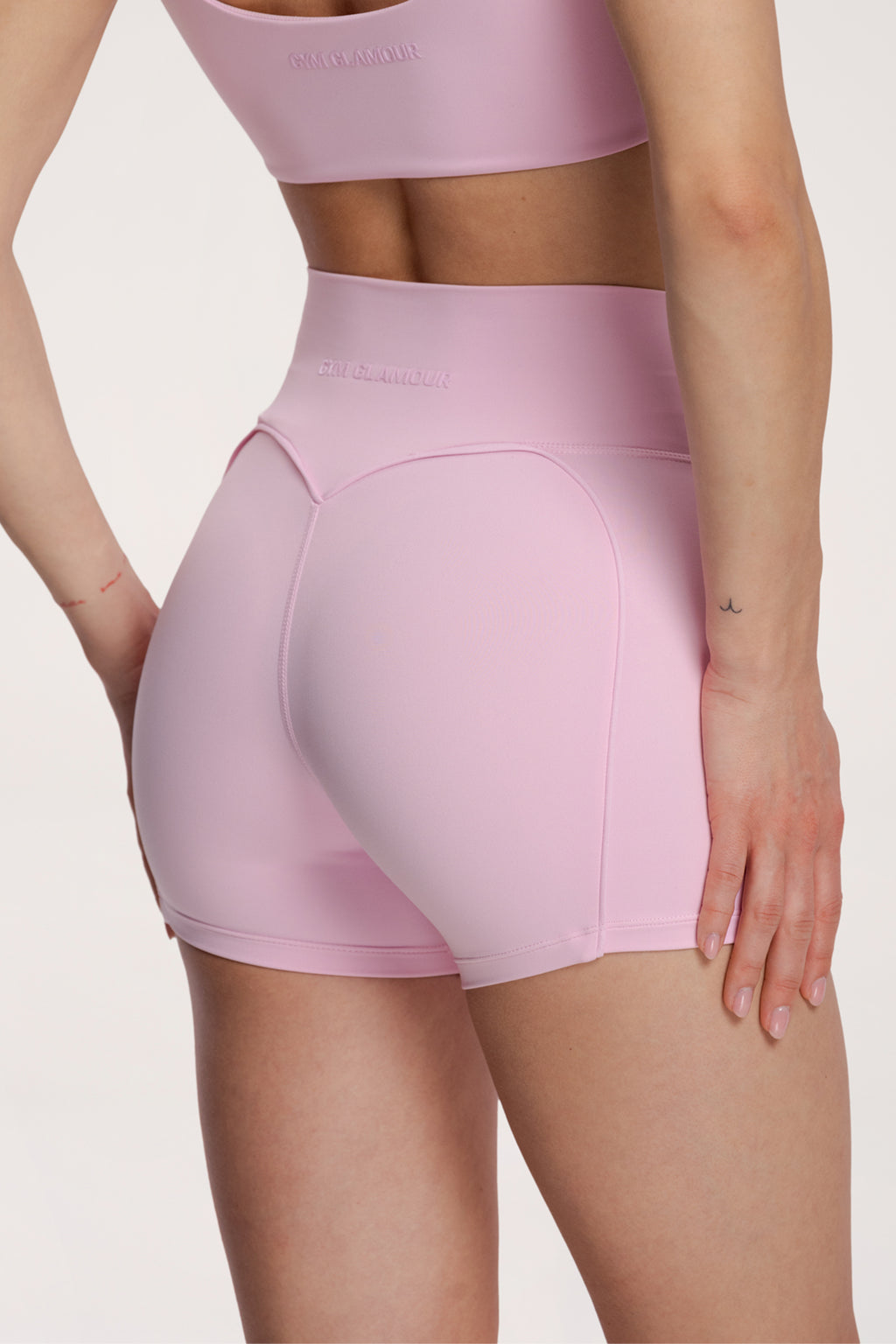 Šortky pilates era pink