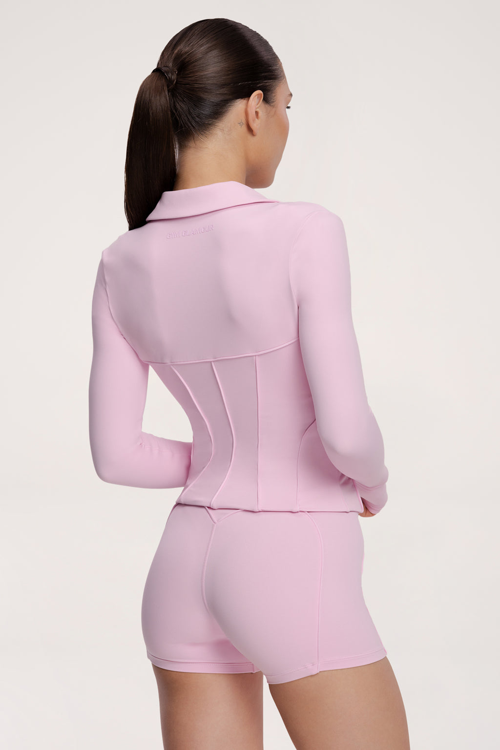 Mikina na zips pilates era pink