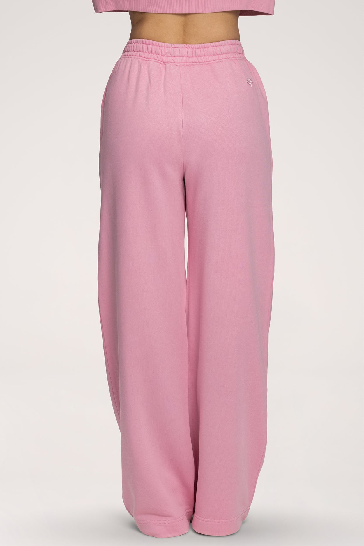 Tepláky s rovnou nohavicou Easy light pink