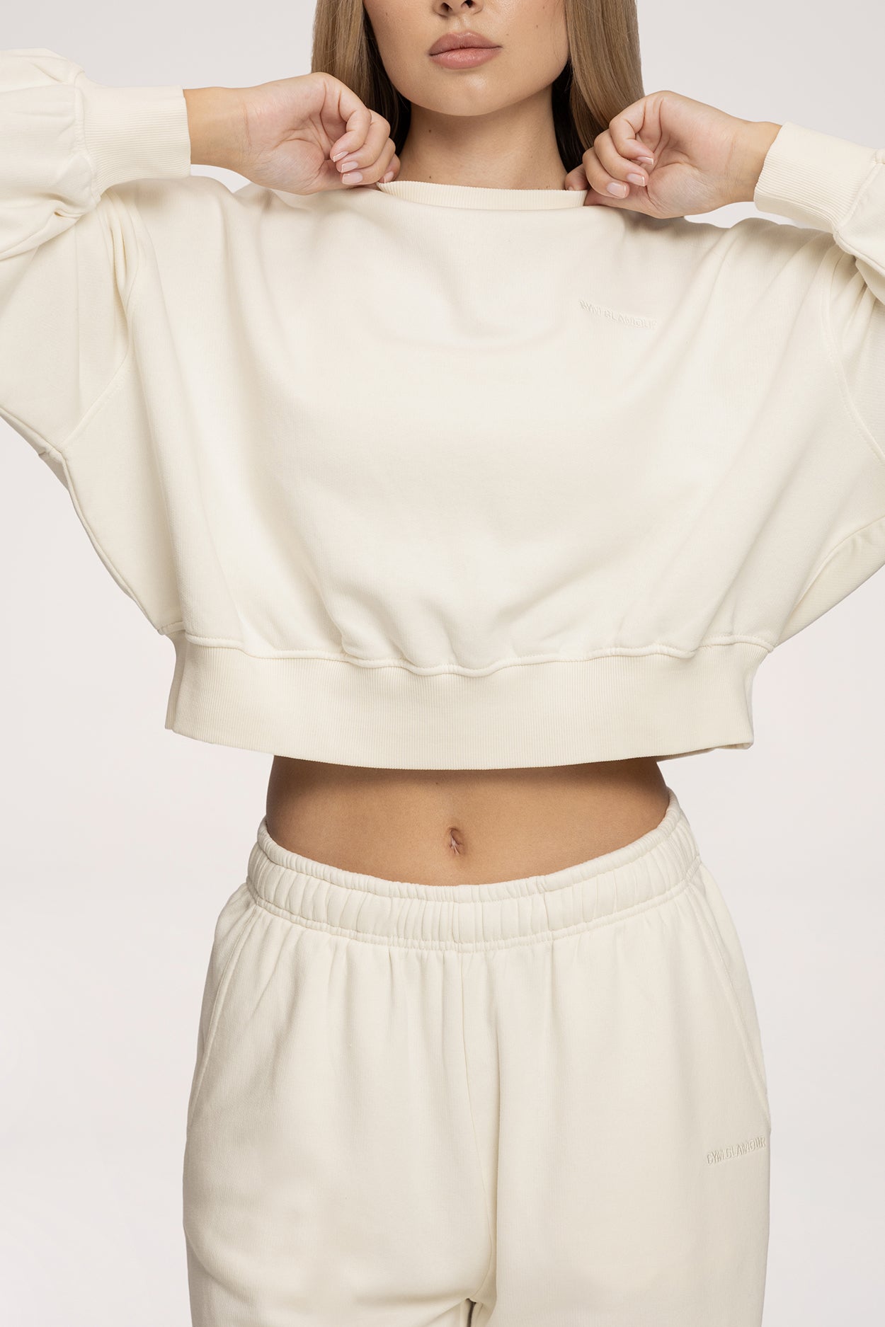Mikina Easy off white