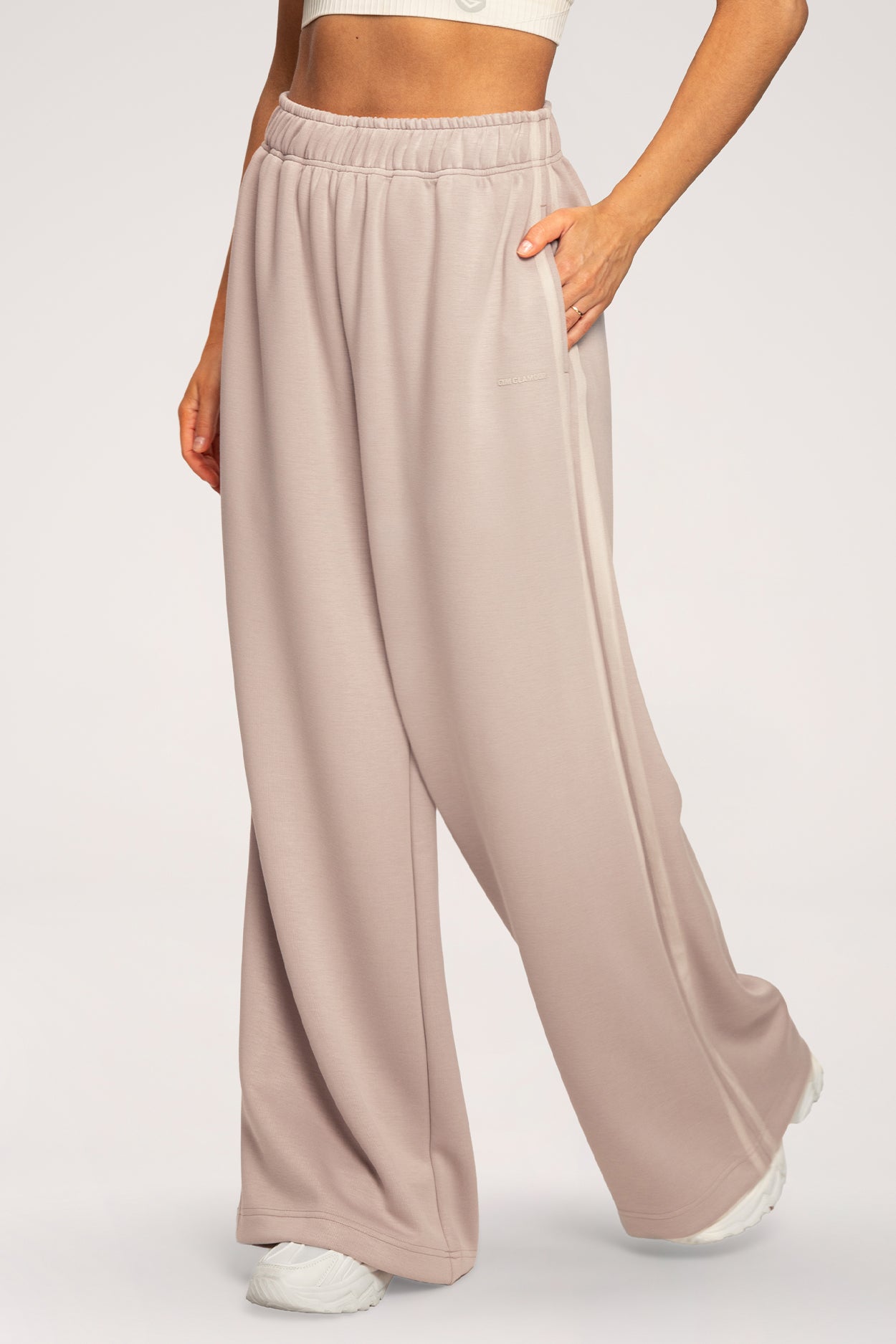 Tepláky Oversize UN1FORM beige