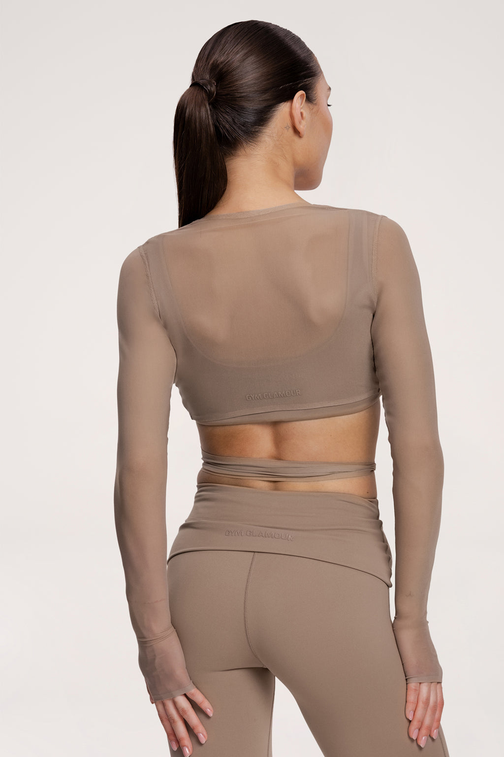Viazaný prehoz pilates era warm beige