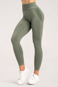 Leginsy melange khaki