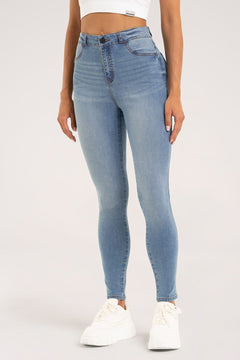Džínsy skinny light blue