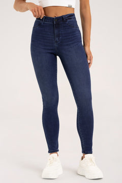 Džínsy skinny navy blue