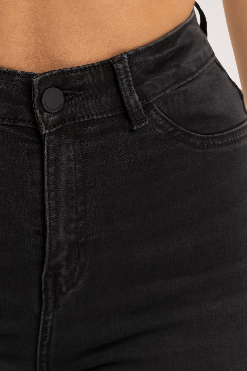 Jeansy dzwony black