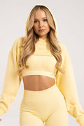 Bluza cut out butter yellow