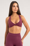 Biustonosz twist glow burgundy