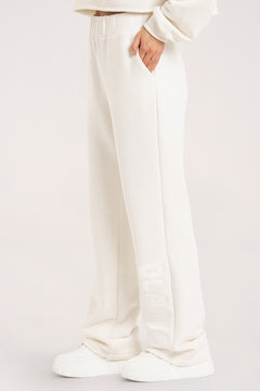 Teplákové nohavice signature off white