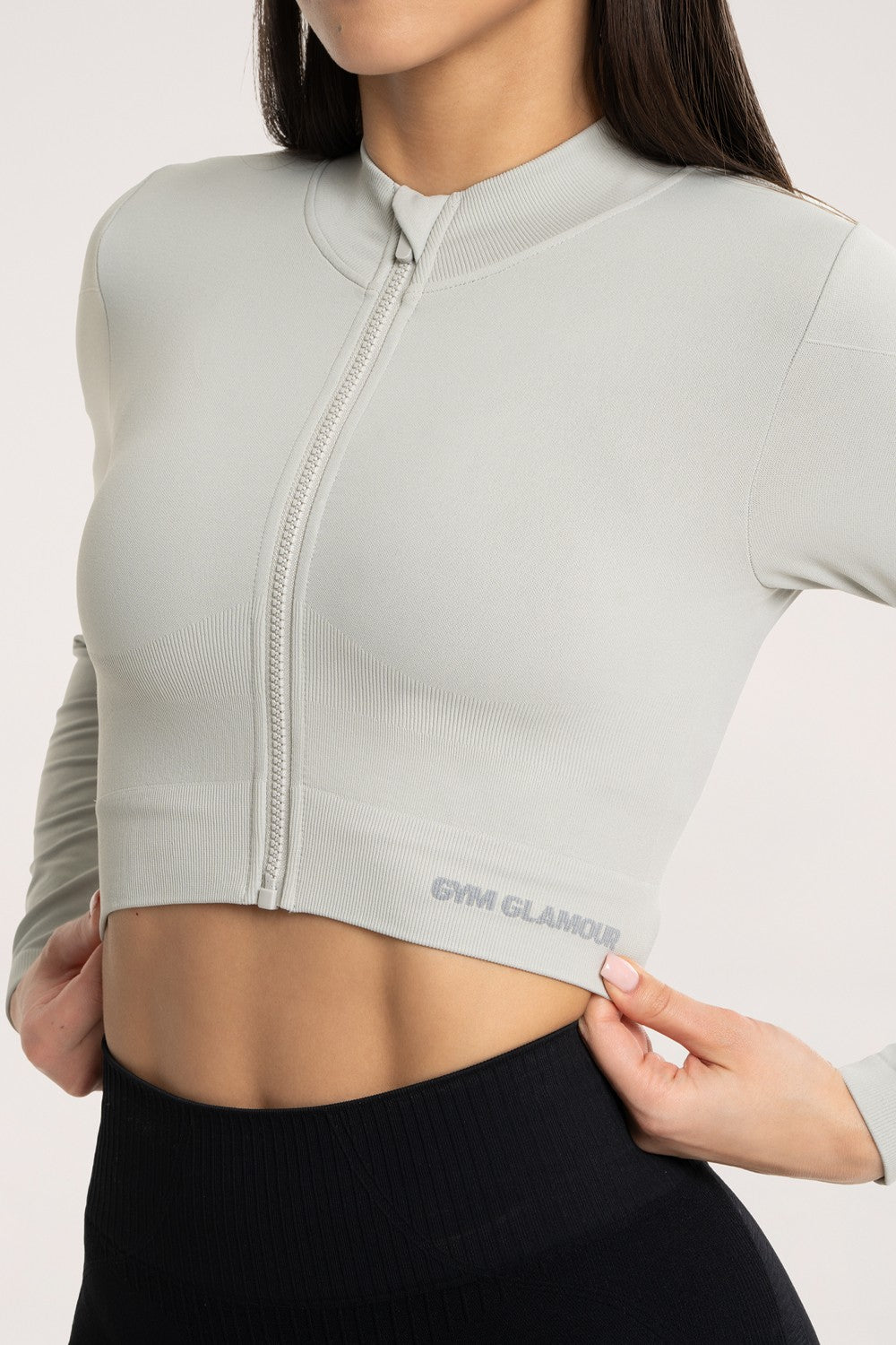 Bluza bezszwowa rozpinana platinum