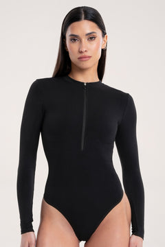 Body s dlhým rukávom touch black