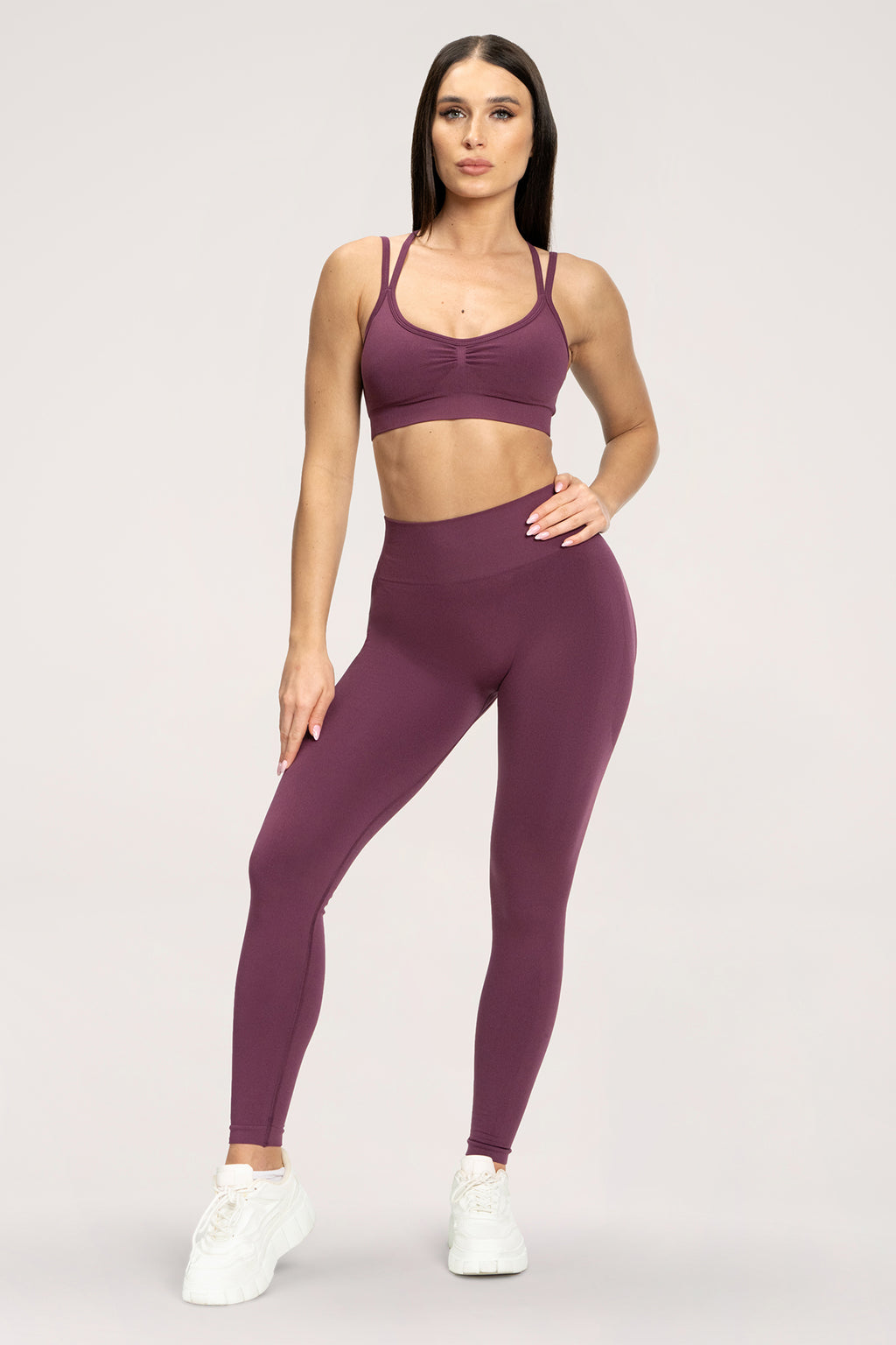 Legíny Fake BBL maroon