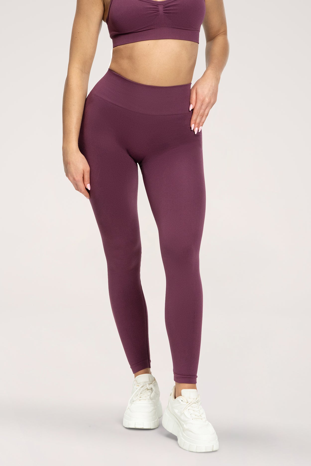 Legíny Fake BBL maroon