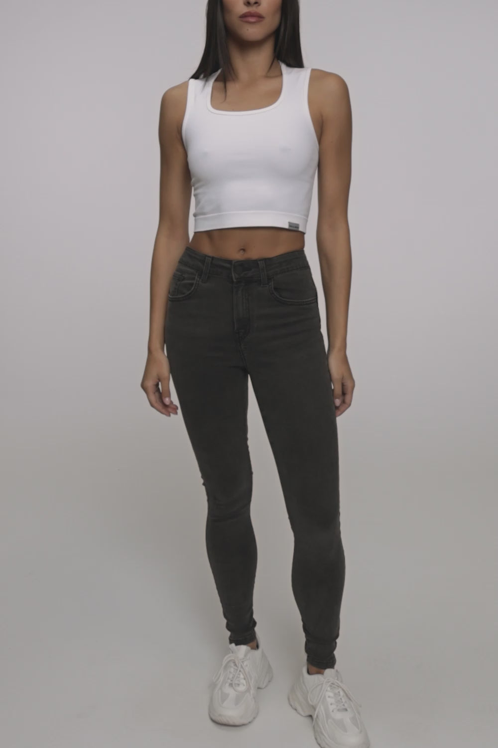 Džínsy skinny perfect slim black